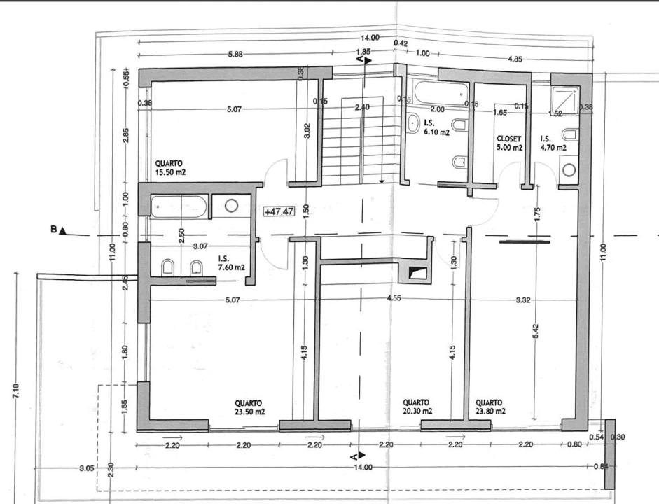 Moradia T5 para Venda em Nadadouro Planta 3