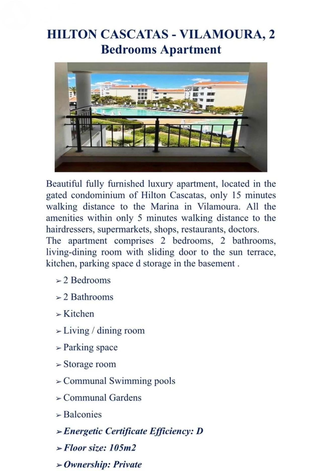 Apartamento T2 para Venda em Quarteira Foto 23