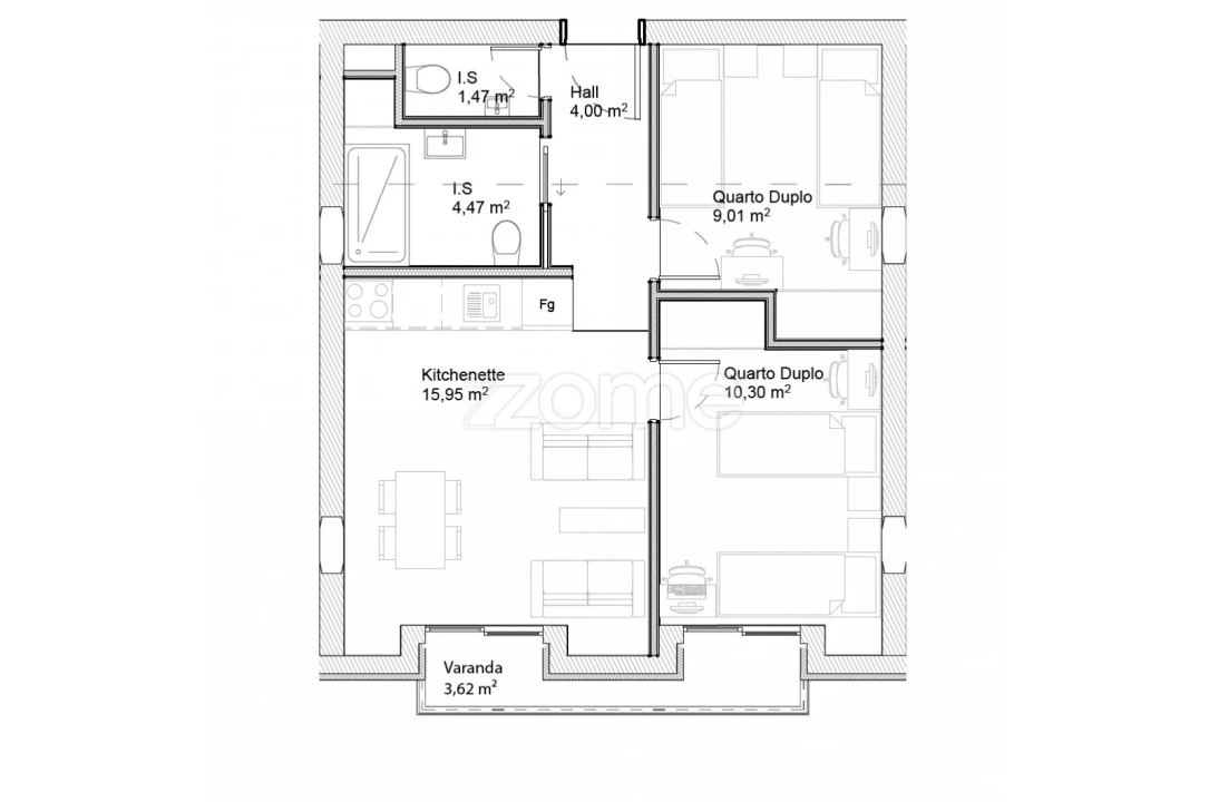 Apartamento T2 para Venda em Paranhos Foto 16