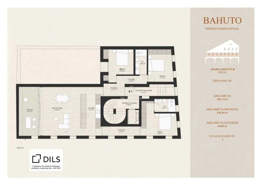 Apartamento T3 para Venda em Campo de Ourique Foto 22