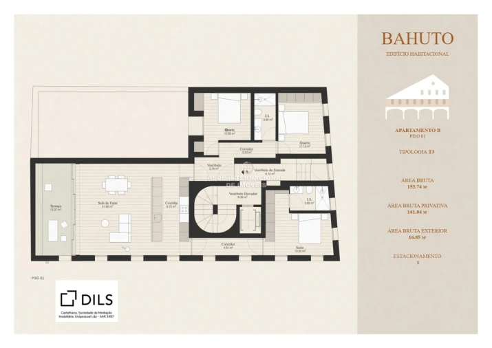 Apartamento T2 para Venda em Campo de Ourique Foto 2