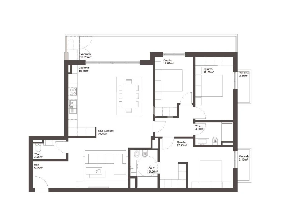 Apartamento T3 para Venda em Baltar Foto 21