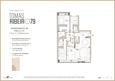 Apartamento T3 para Venda em Avenidas Novas