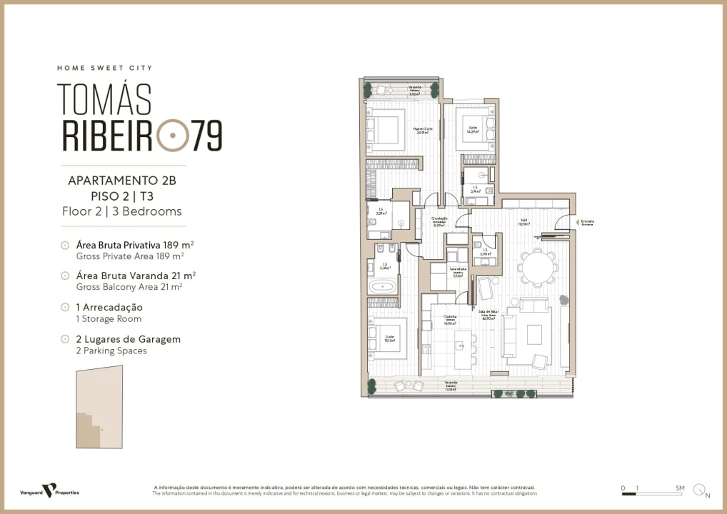 Apartamento T3 para Venda em Avenidas Novas Foto 24