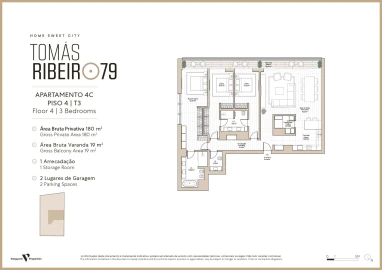 Apartamento T3 para Venda em Avenidas Novas