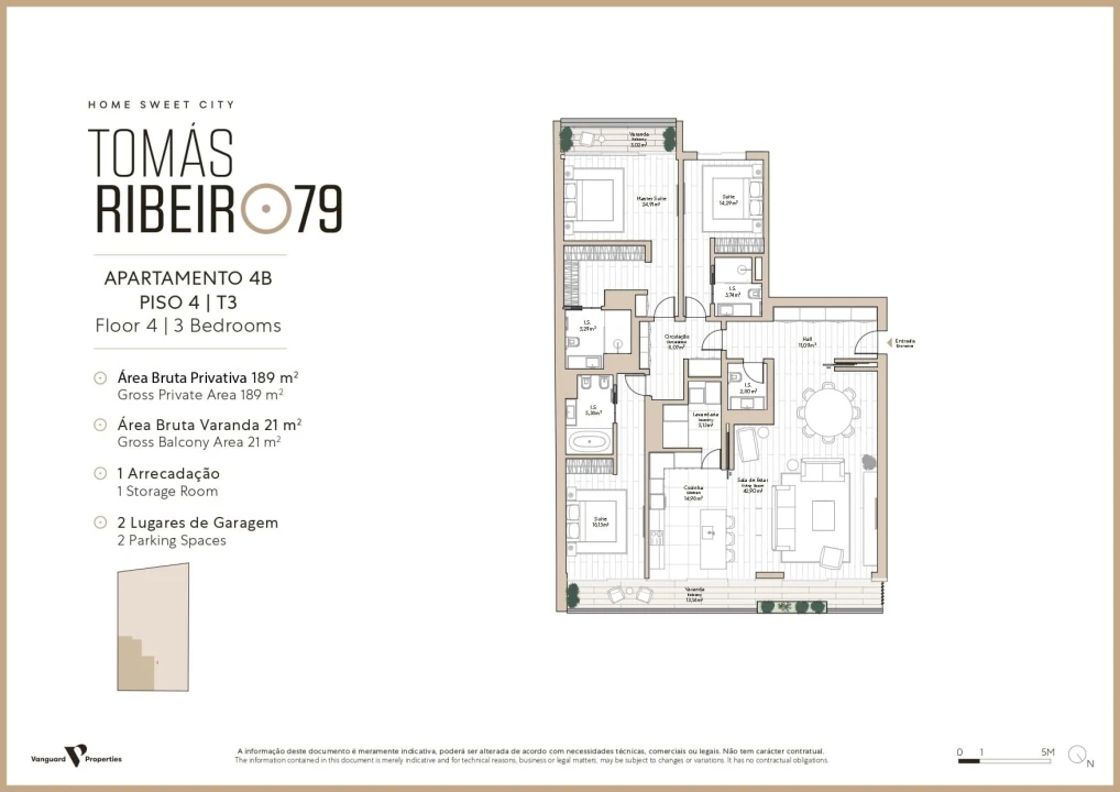Apartamento T3 para Venda em Avenidas Novas Foto 25