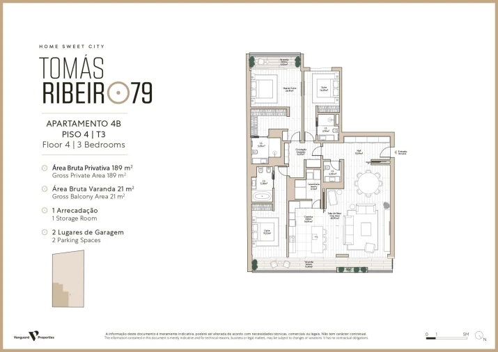 Apartamento T3 para Venda em Avenidas Novas Foto 25