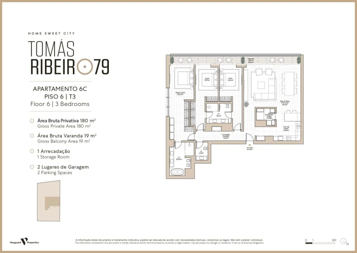 Apartamento T3 para Venda em Avenidas Novas Foto 25