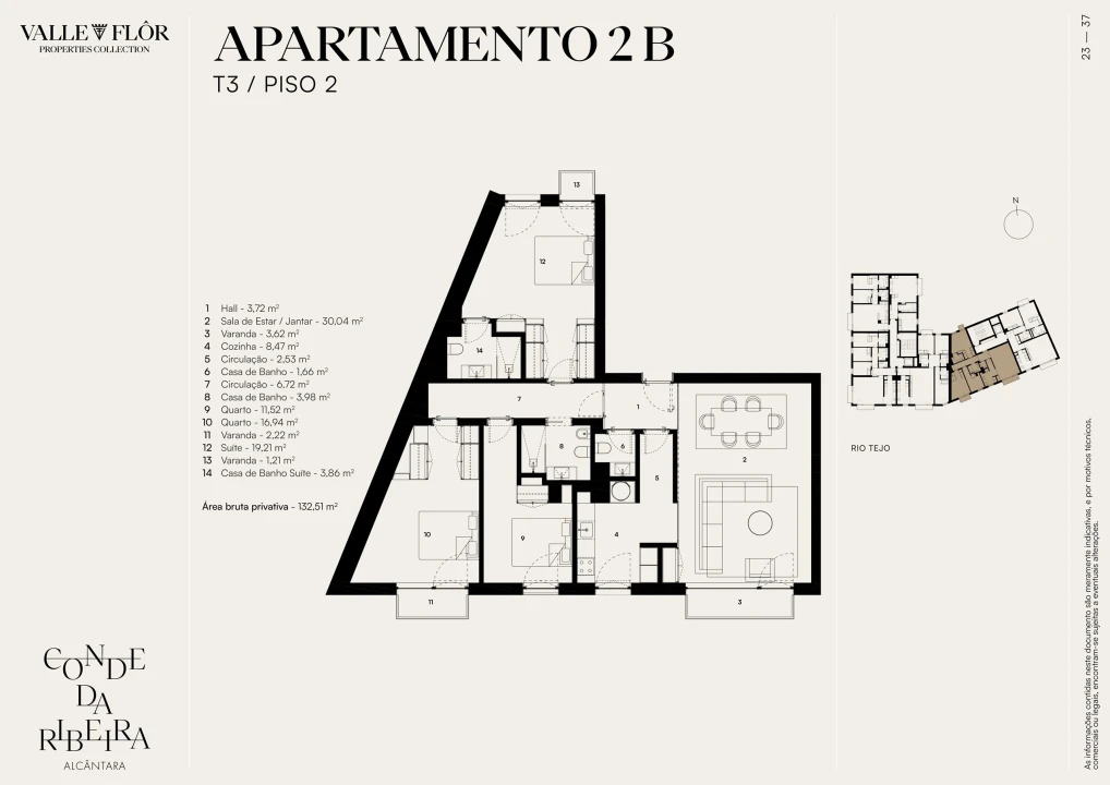 Apartamento T3 para Venda em Alcantara Foto 14