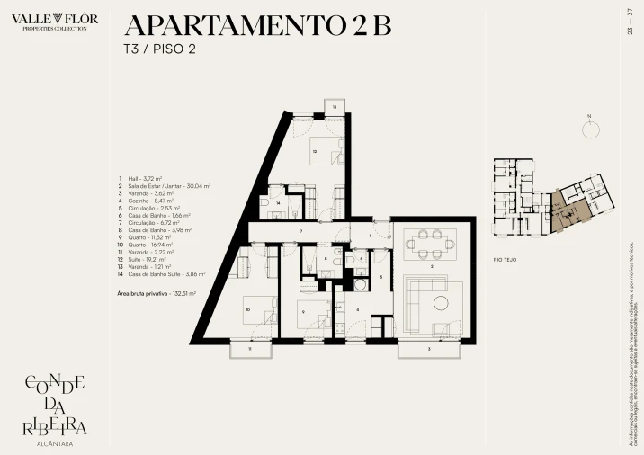 Apartamento T3 para Venda em Alcantara Foto 14