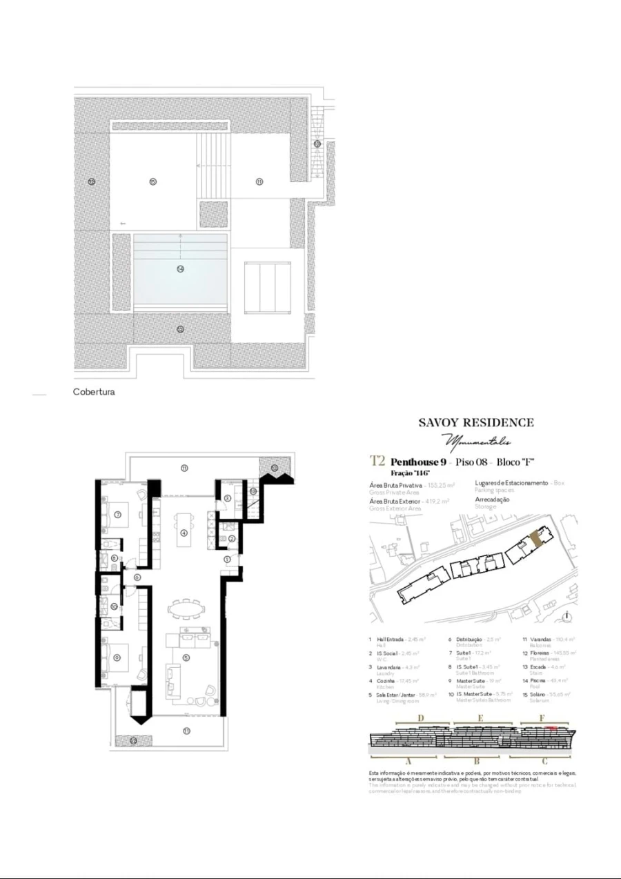 Apartamento T2 para Venda em São Martinho Planta 1