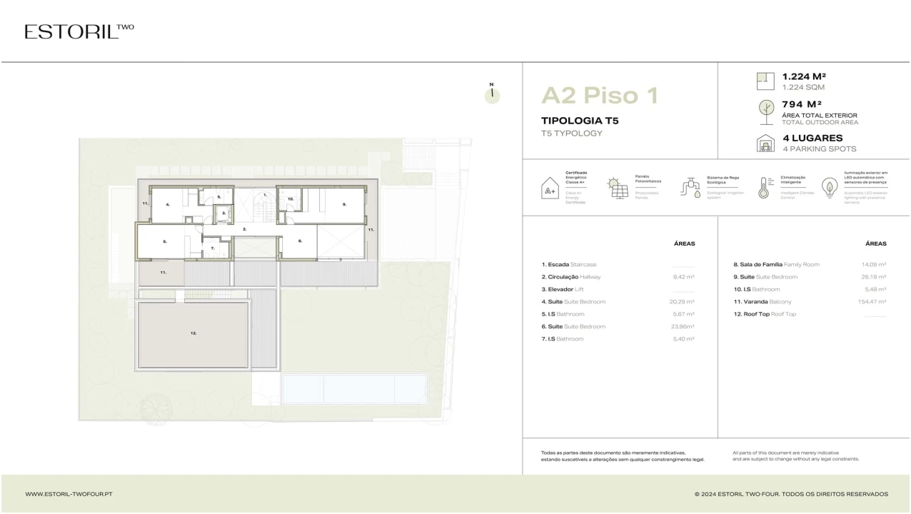 Moradia T5 para Venda em Cascais e Estoril Foto 21