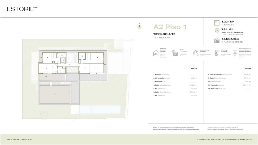 Moradia T5 para Venda em Cascais e Estoril Foto 21