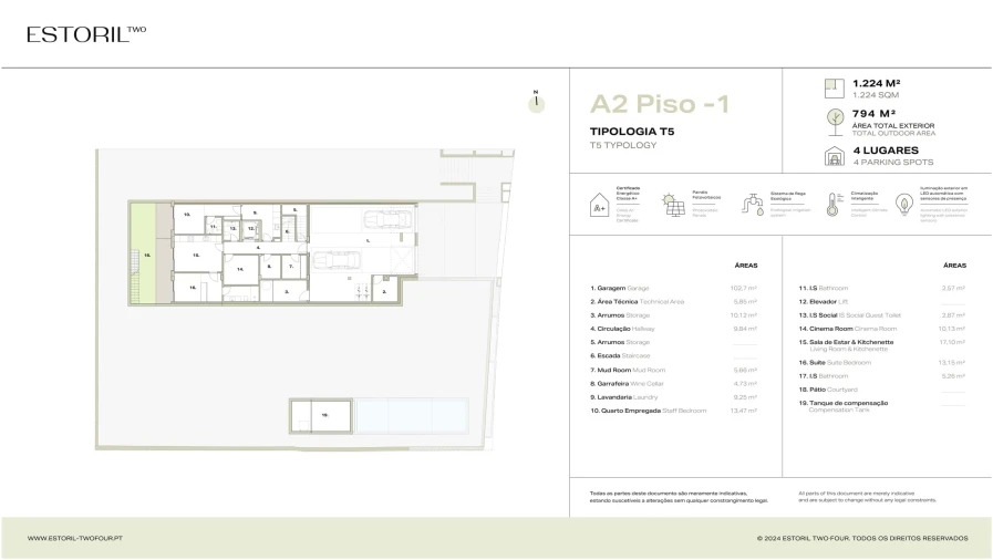Moradia T5 para Venda em Cascais e Estoril Foto 23