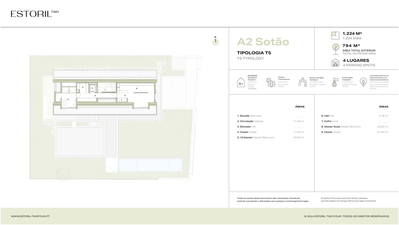 Moradia T5 para Venda em Cascais e Estoril Foto 20