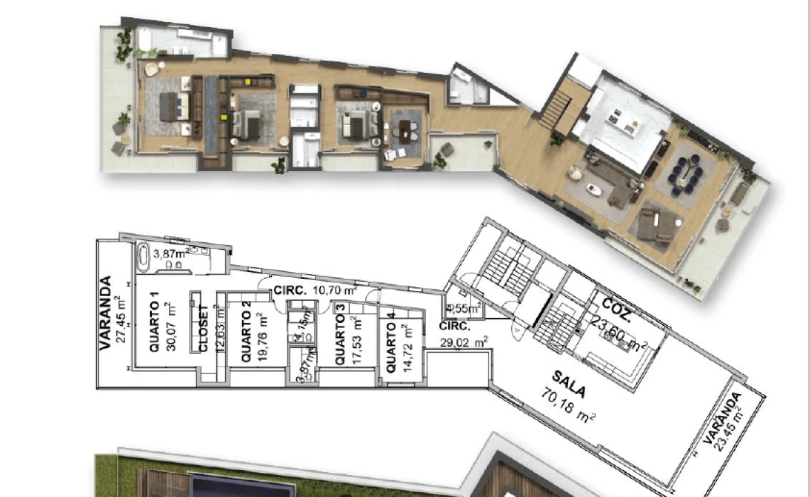 Apartamento T4 para Venda em Cascais e Estoril Foto 58