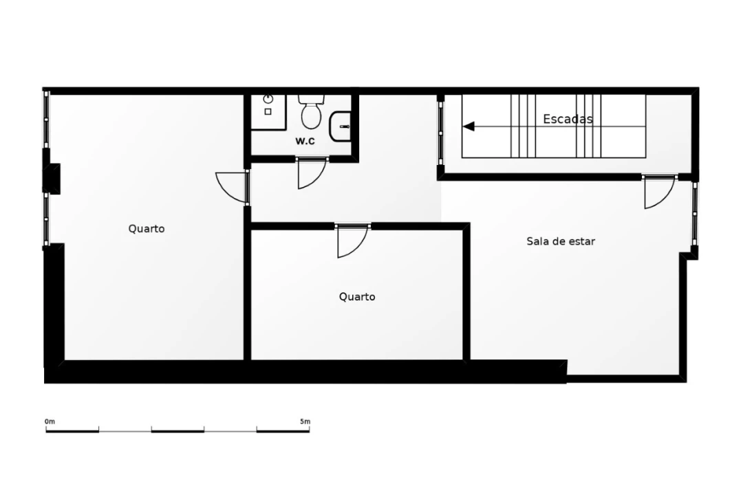 Moradia T2 para Venda em Évora (São Mamede, Sé, São Pedro e Santo Antão) Planta 2