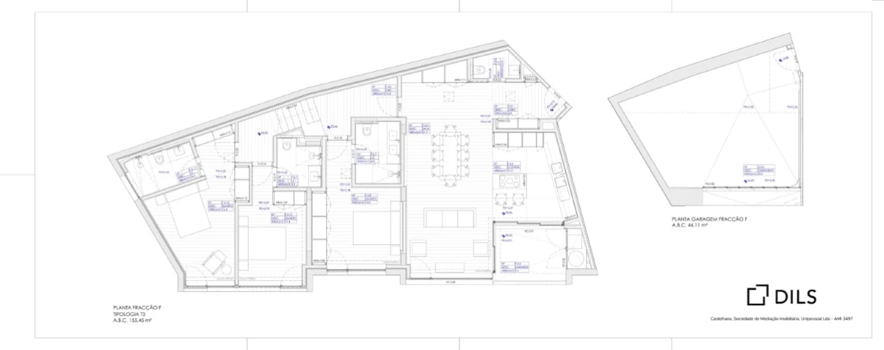 Apartamento T3 para Venda em Lordelo do Ouro e Massarelos Planta 1