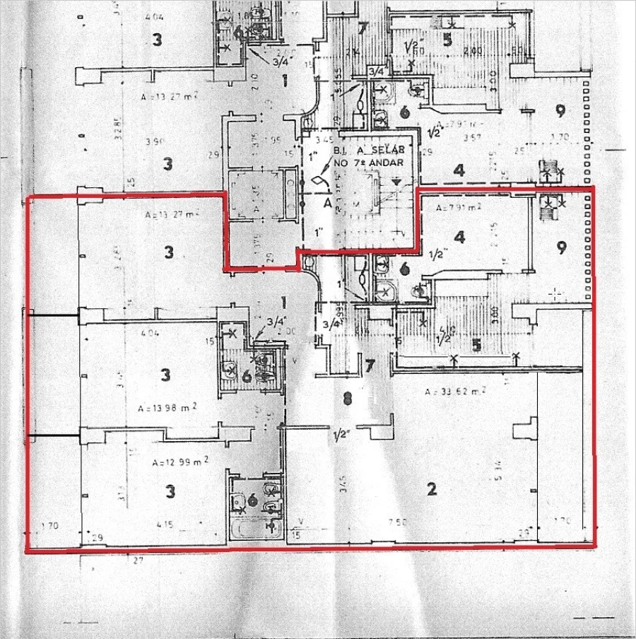Apartamento T4 para Venda em Alvalade Planta 1