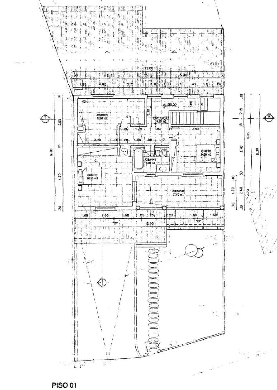 Moradia T4 para Venda em Alcobaça e Vestiaria Planta 3