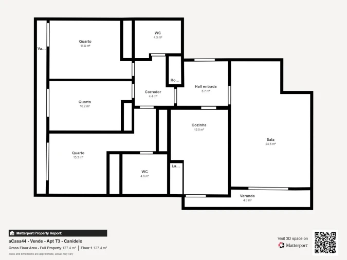 Apartamento T3 para Venda em Canidelo Foto 35