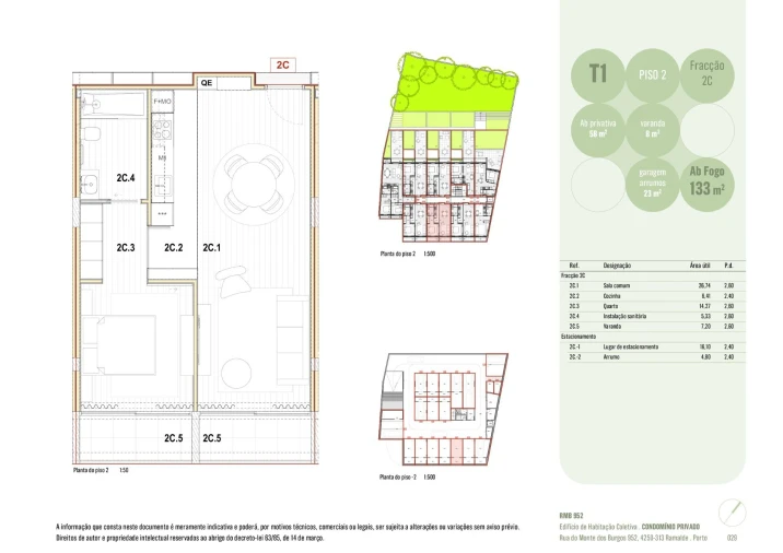 Apartamento T1 para Venda em Ramalde Foto 8