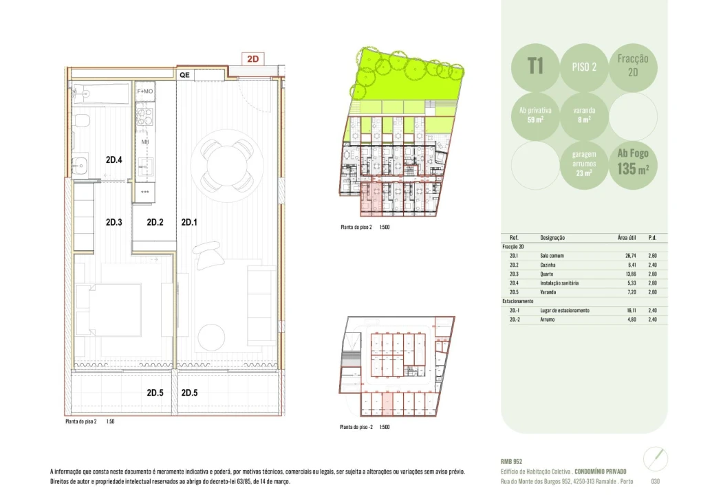 Apartamento T1 para Venda em Ramalde Foto 8