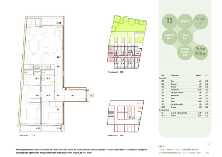 Apartamento T2 para Venda em Ramalde Foto 8