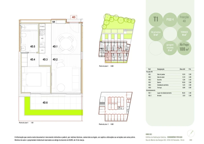 Apartamento T1 para Venda em Ramalde Foto 8