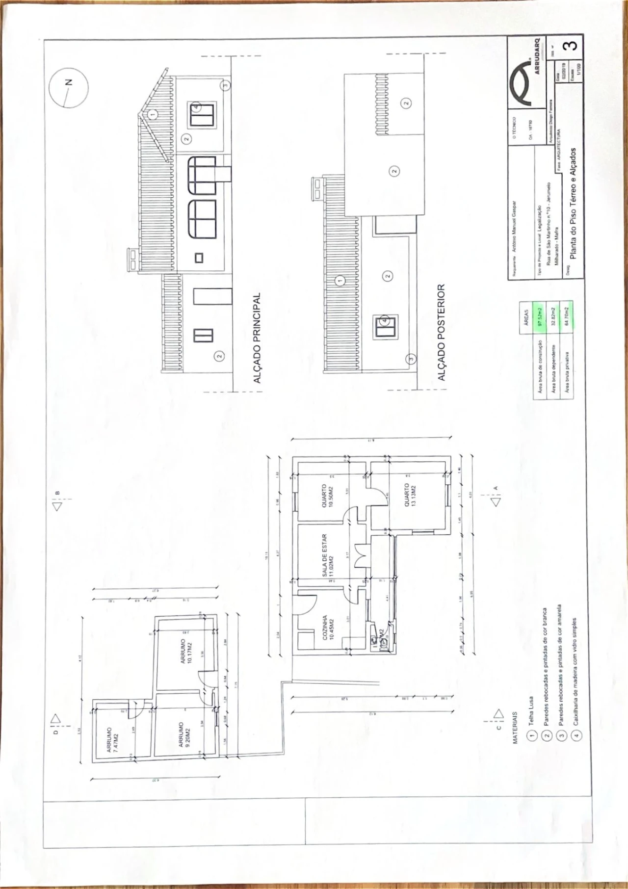 Moradia T3 para Venda em Sapataria Foto 44