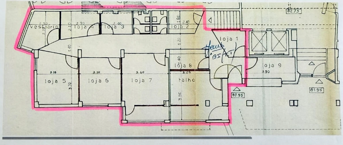 Loja para Venda em Olivais Planta 1