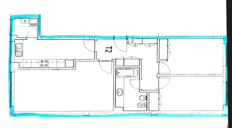Apartamento T2 para Venda em Custóias, Leça do Balio e Guifões Foto 8