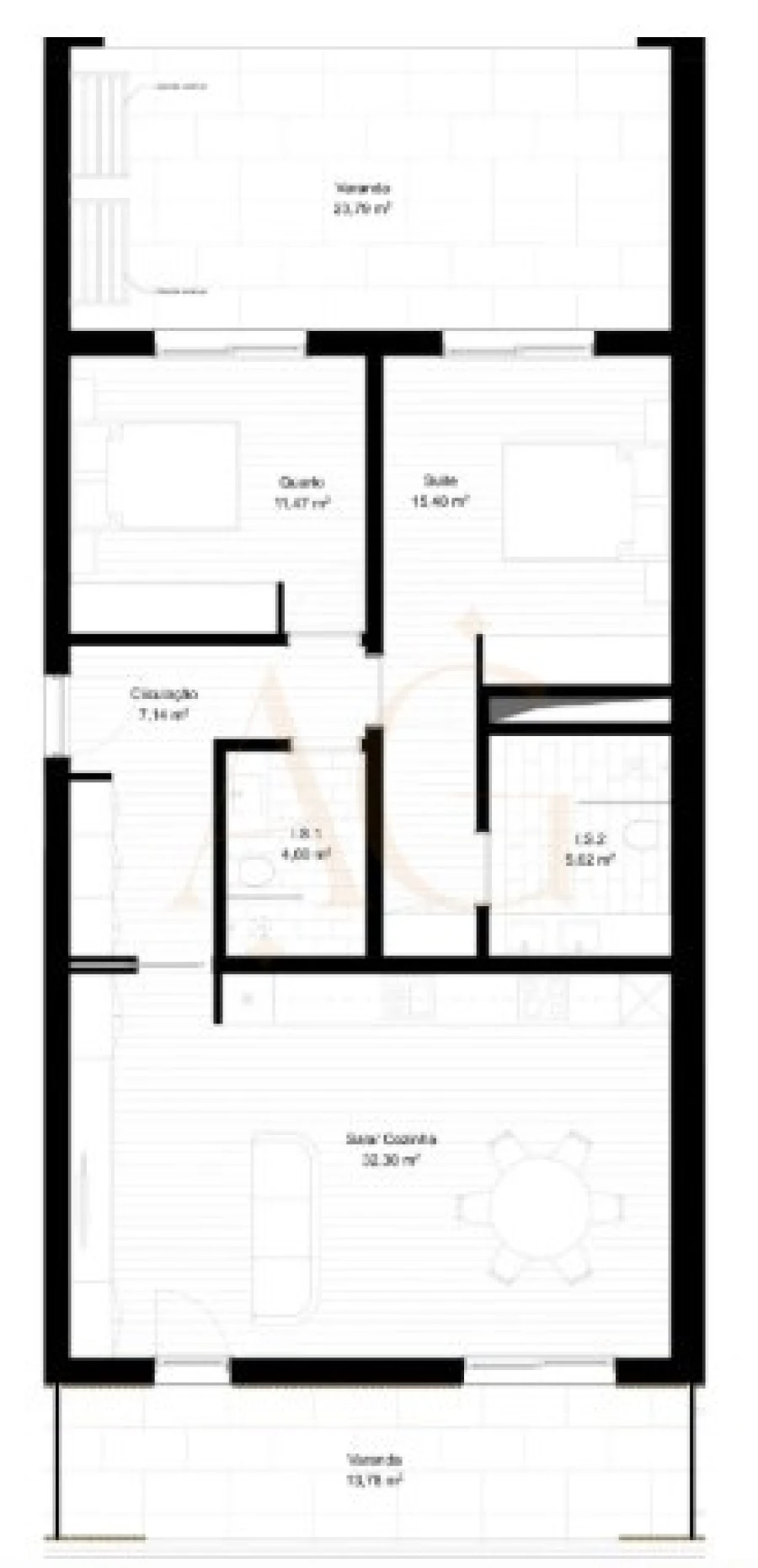 Apartamento T2 para Venda em Portimão Foto 13