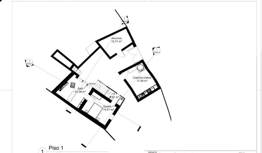 Moradia T2 para Venda em Fonte Arcada Foto 18