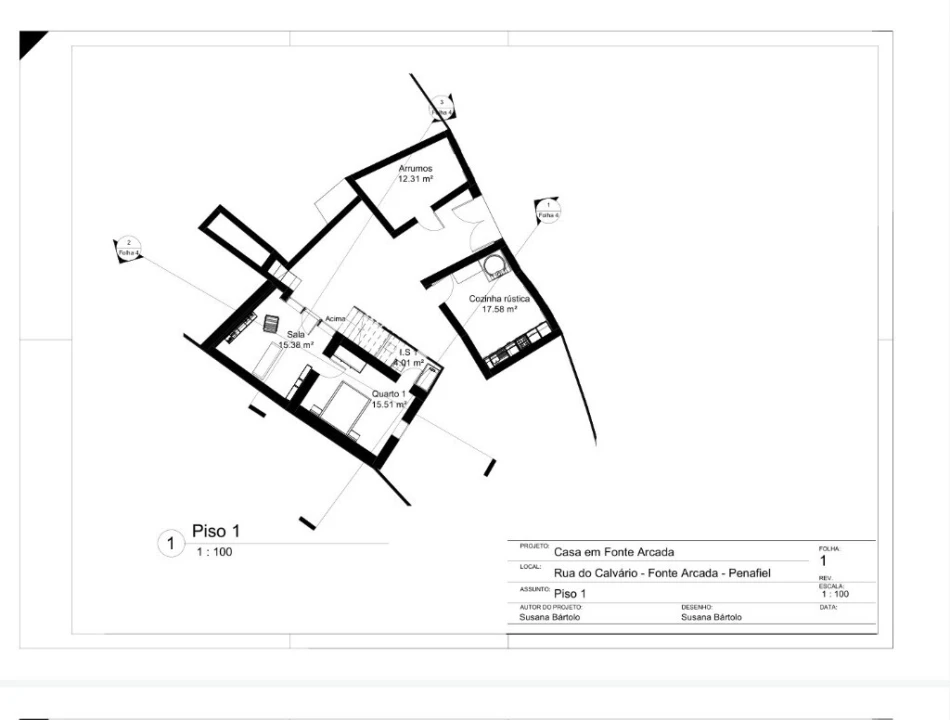 Moradia T2 para Venda em Fonte Arcada Foto 20