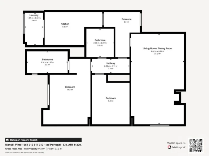 Apartamento T2 para Venda em Aguas Santas Foto 29