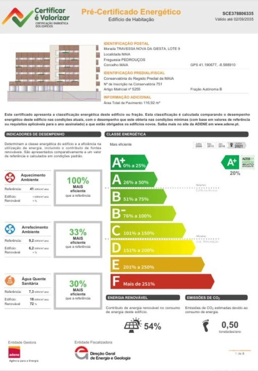 Apartamento T3 para Venda em Pedrouços Foto 11