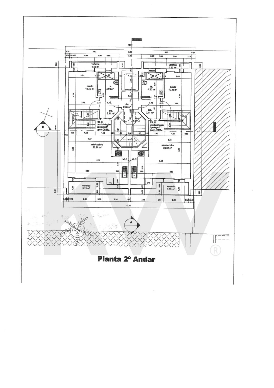 Apartamento T3 para Venda em Altura Foto 3