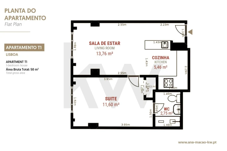 Apartamento T1 para Arrendamento em Santo António Foto 27