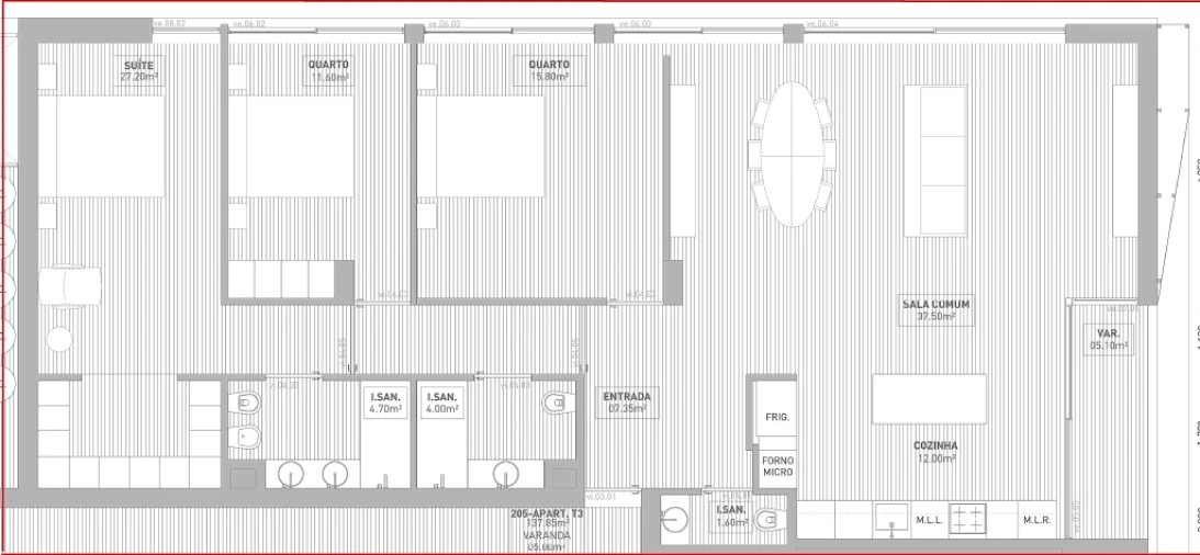 Apartamento T3 para Venda em Cidade da Maia Foto 27