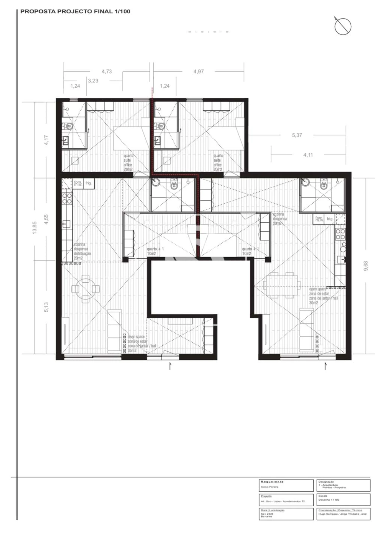 Apartamento T2 para Venda em Manhente Foto 22