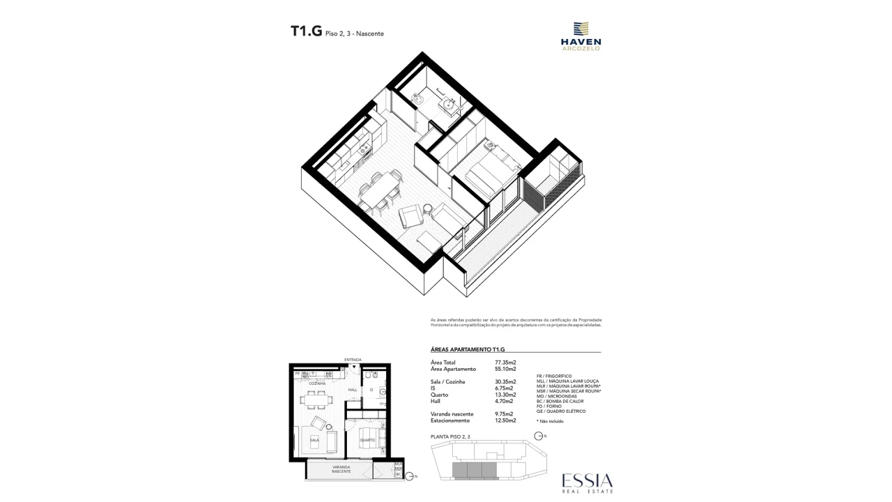 Apartamento T1 para Venda em Arcozelo Foto 10