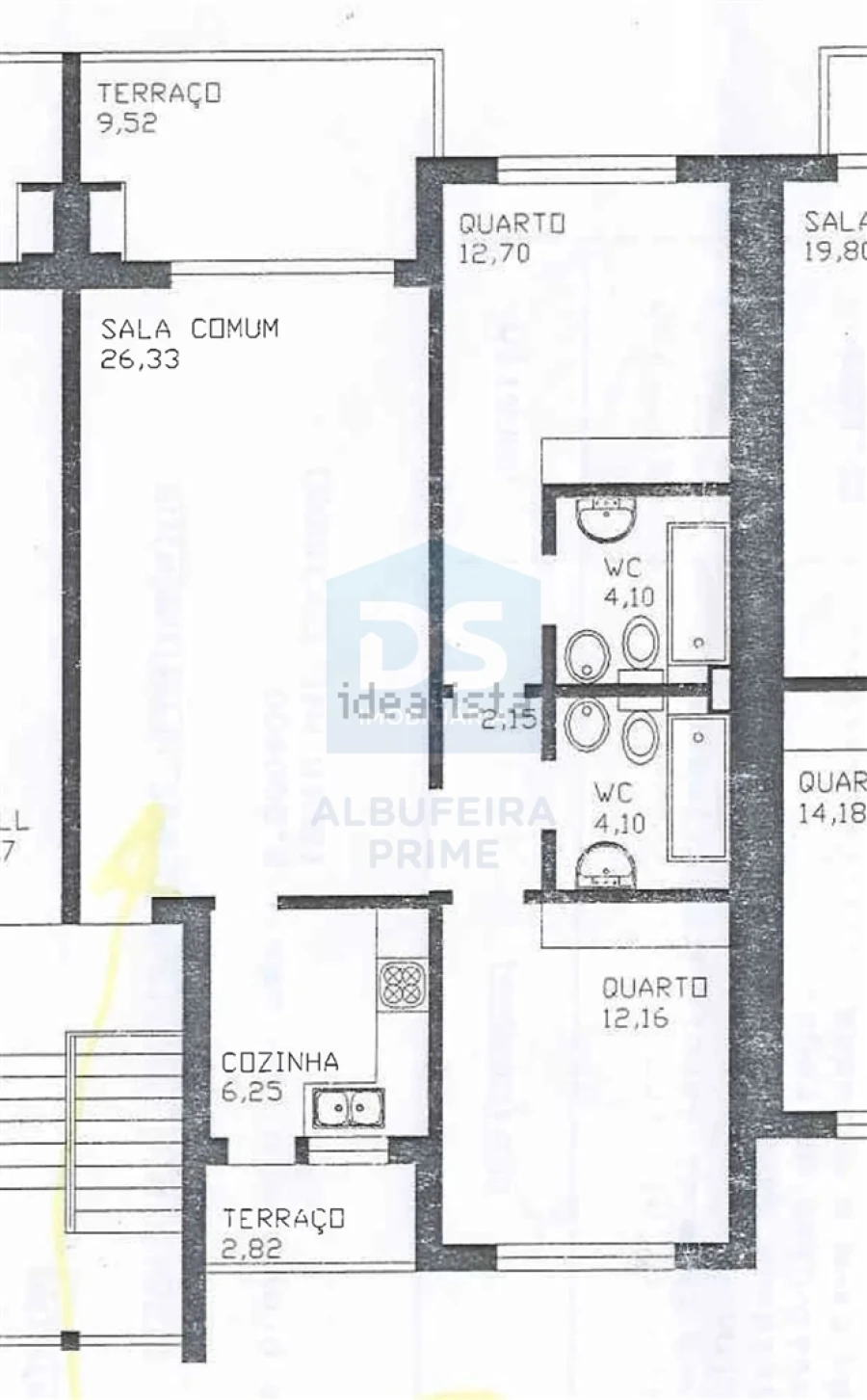 Apartamento T2 para Venda em Quarteira Planta 1
