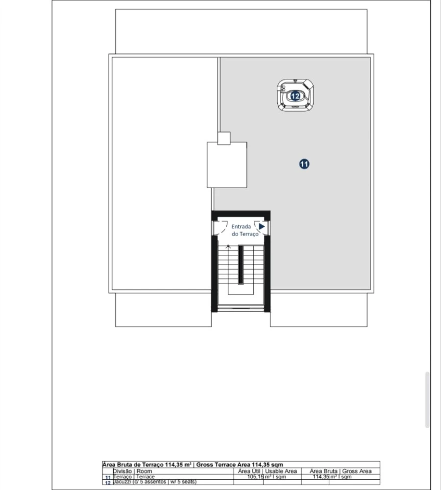 Apartamento T3 para Venda em Portimão Planta 1