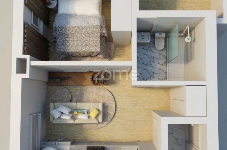 Apartamento T1 para Venda em São João da Madeira Foto 12