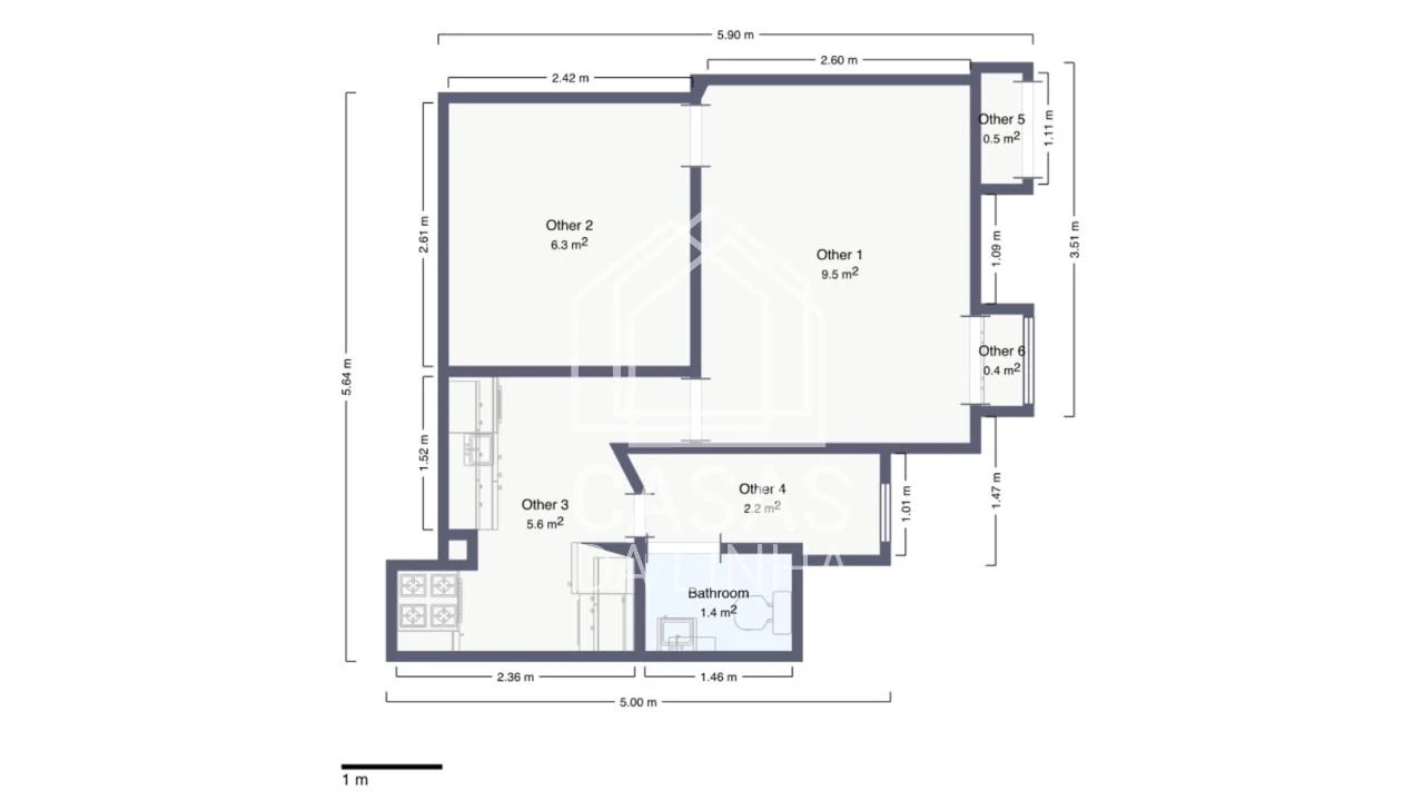 Apartamento T1 para Arrendamento em Estrela Foto 24
