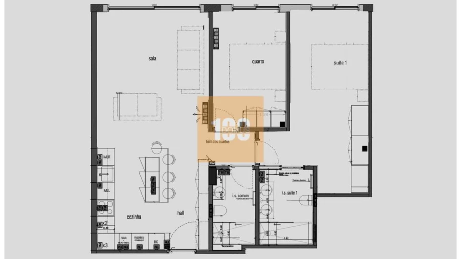 Apartamento T2 para Venda em Malta e Canidelo Foto 38