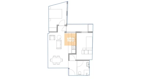 Apartamento T2 para Venda em Cedofeita, Santo Ildefonso, Sé, Miragaia, São Nicolau e Vitória