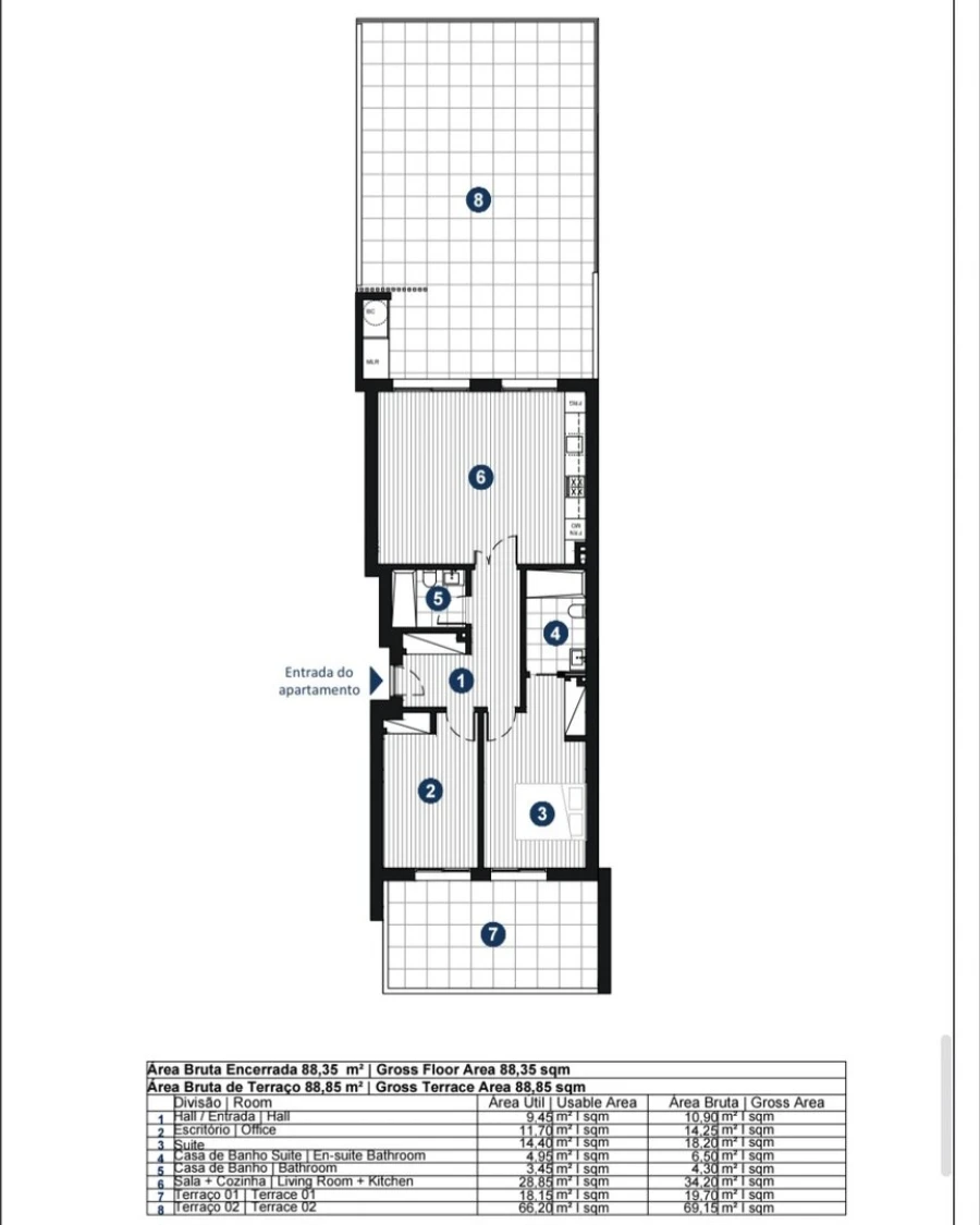 Apartamento T2 para Venda em Portimão Foto 36