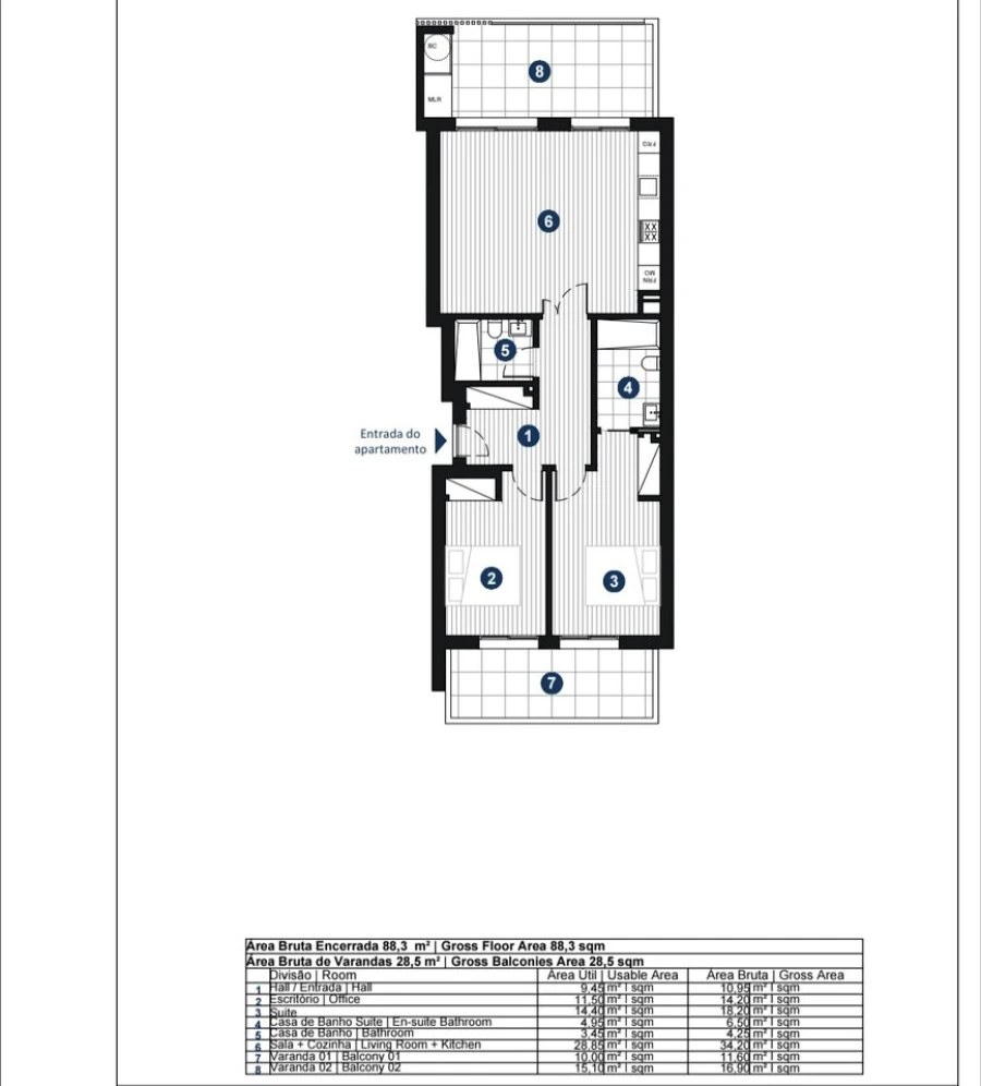 Apartamento T2 para Venda em Portimão Foto 36